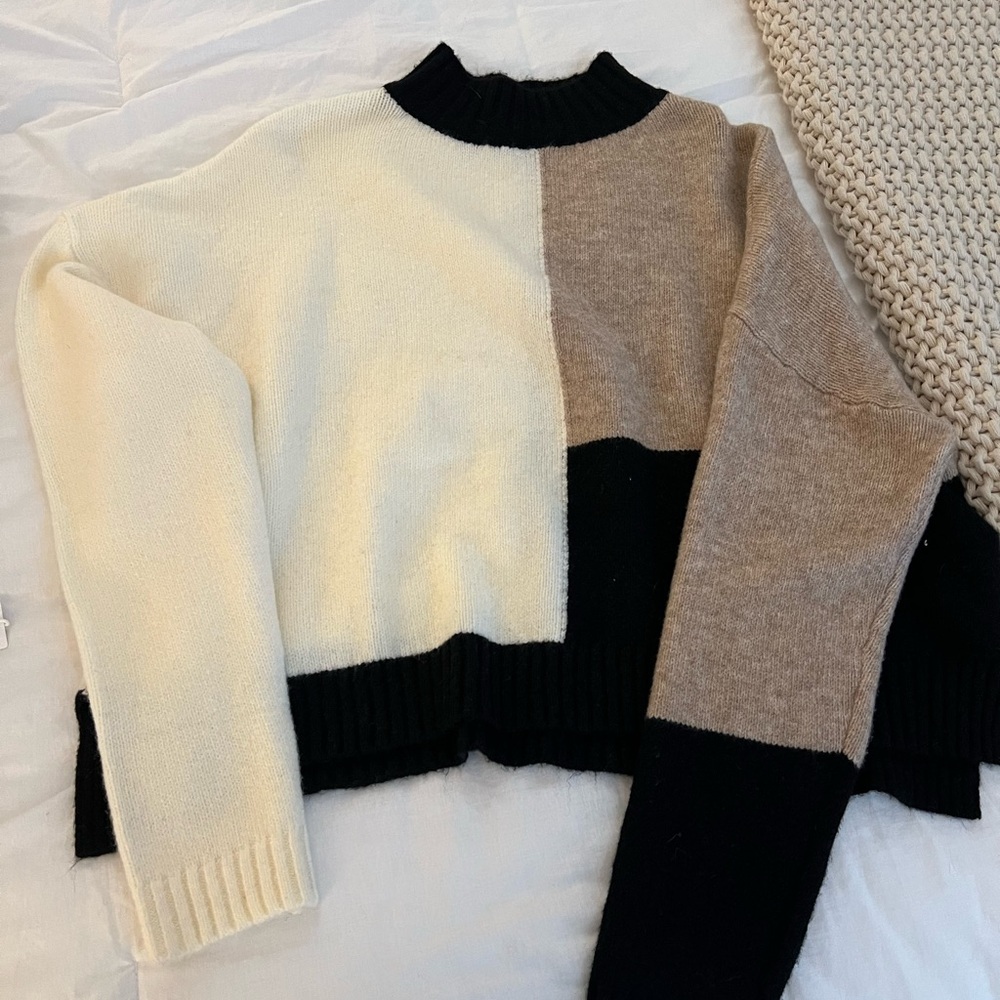 Colorblock Sweater